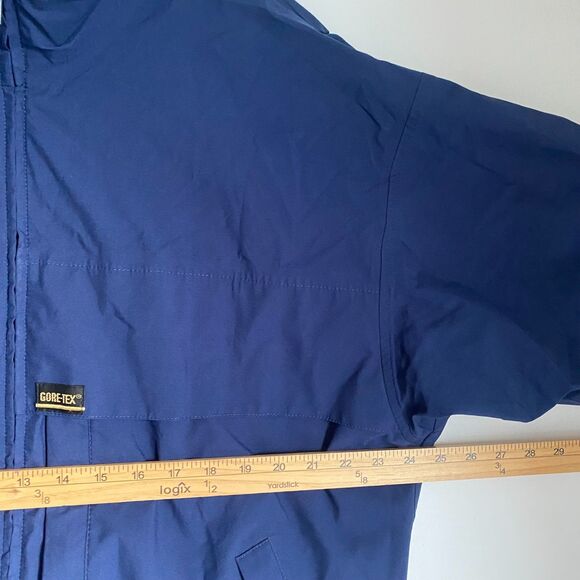 Zero Restriction Golf Outerwear Jacket Men L Navy Gore-Tex Windbreaker Logo - Picture 2 of 10